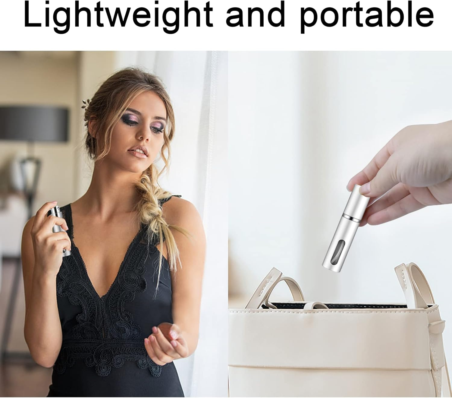 Awumbuk Perfume Atomiser Perfume Atomiser for on the Go Holiday Must Haves 5 Ml Perfume Atomiser Refillable Perfume Travel Bottle - Pack of 5 image number 5