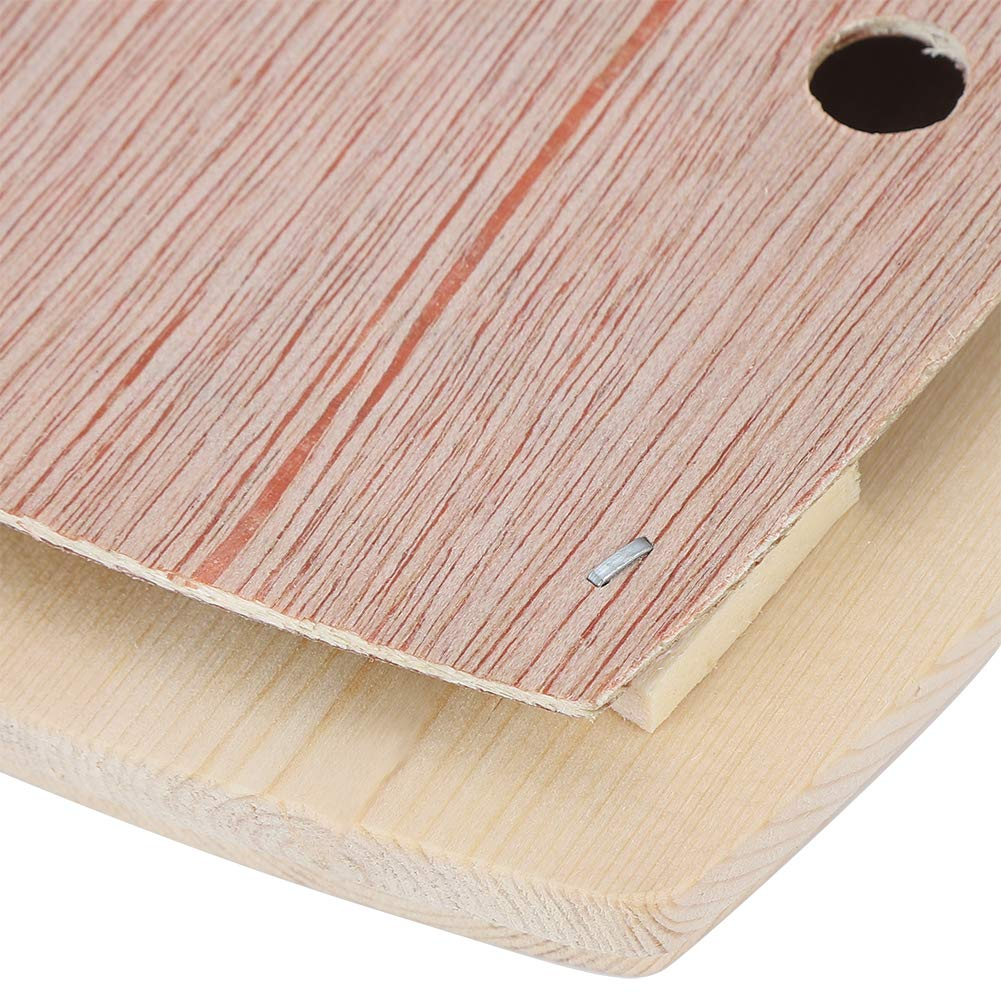 Wood Sauna -Hygrometer Thermometer Hygrometer for Bath Sauna Accessories Wood Color Size 13.5X13X.5 Cm image number 1