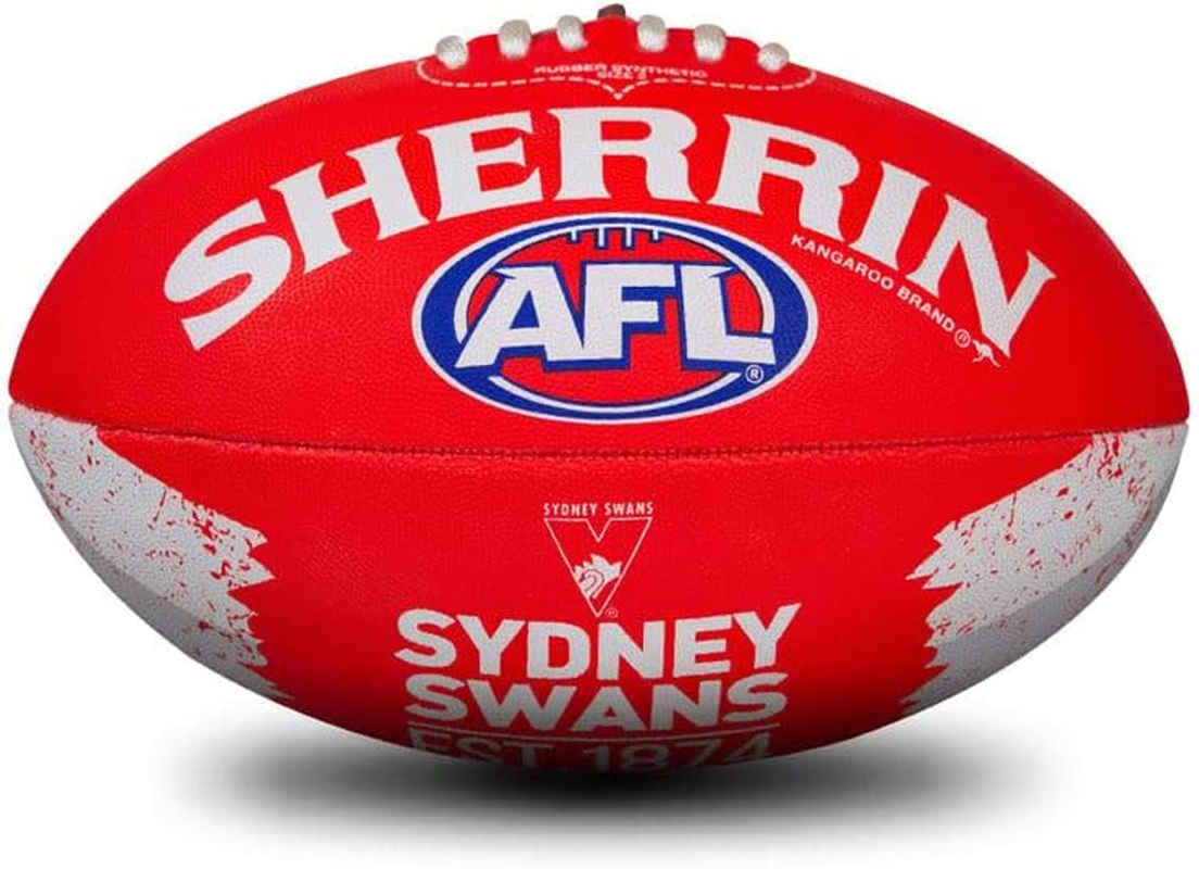 Sherrin AFL Sydney Swans Song Football, Size 2 image number 3