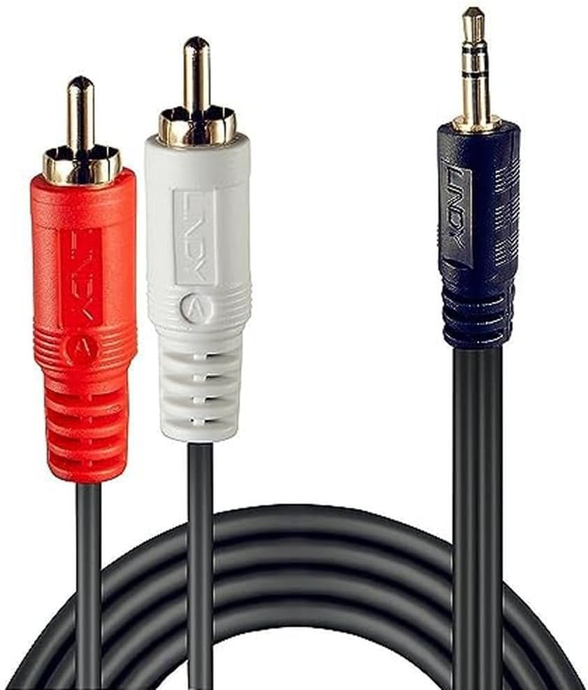 Lindy 3.5Mm RCA Audio Cable, 2 Meter Length image number 1