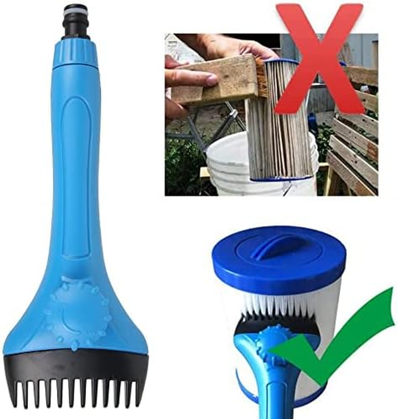 Swimming Pool Filter Clean Brush Filter Cartridge Cleaner,Pool & Spa Handheld Filter Cartridge Clean Tool,For Pool, Hot Tub image number 4