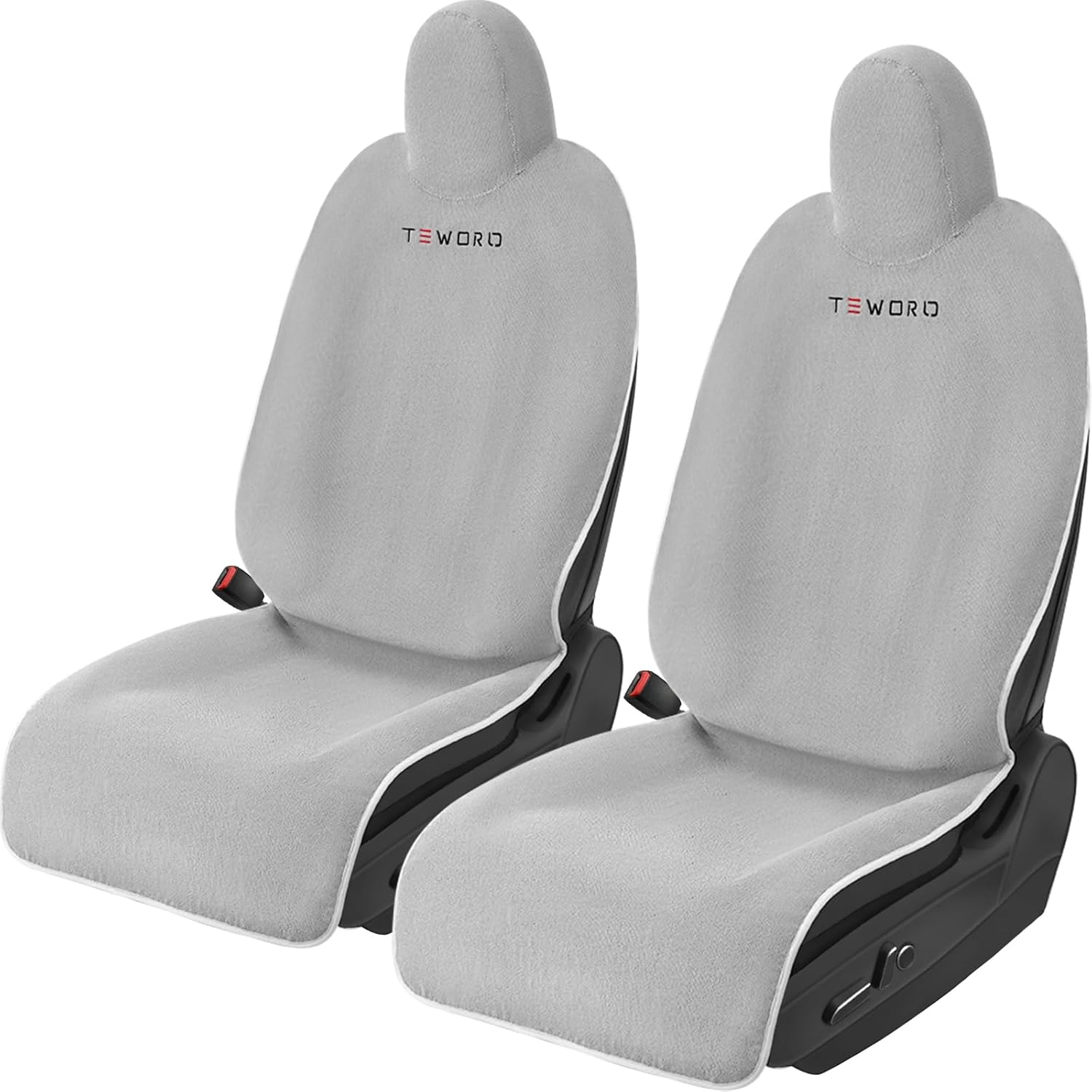 Premium Microfiber Towel Tesla Model Y Juniper/3 Seat Cover, Waterpooof | Sweatproof | Machine Washable | Non-Slip, Seat Protector for Tesla Model 3/Y 2016-2025 Interior Accessories - (1Pack, Gray)