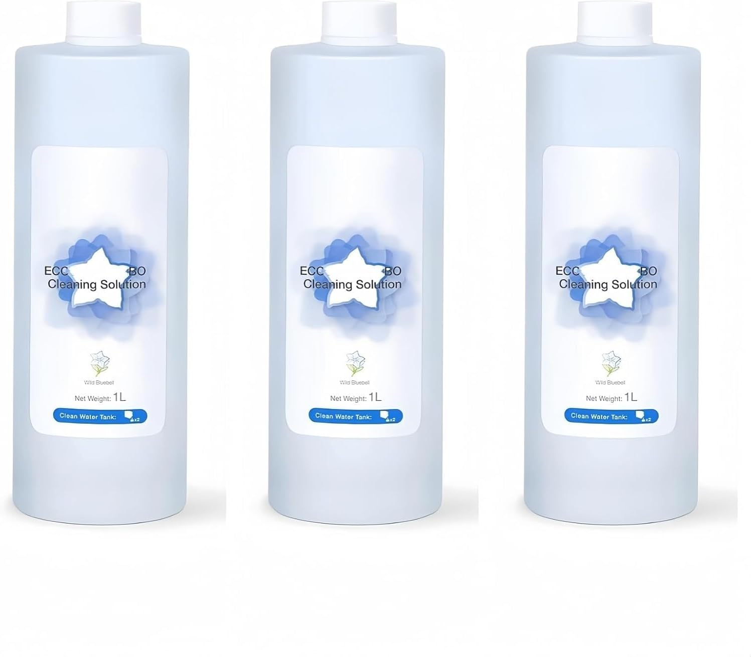 Original 1L Floor Cleaning Solution Compatible for ECOVACS Deebot T10/X1/T20/T30 Pro Omniomni/T10 Turbo/X1 Turbo/X5 X8 Pro Omni (3 Bottle) image number 3