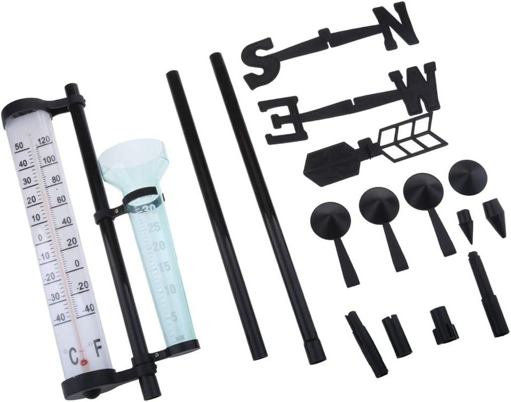 Meteorological Instruments Rain Thermometers Weather 3 in 1 image number 6