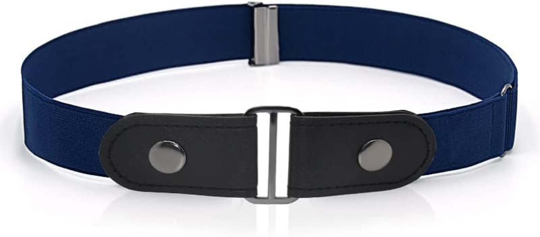 AIMALL Buckle-Free Elastic Belt - Adjustable No-Bulge Invisible Stretch Belt for Women, Men, Teens, and Pregnant, Comfortable for Jeans and Pants (20-47 Inches)