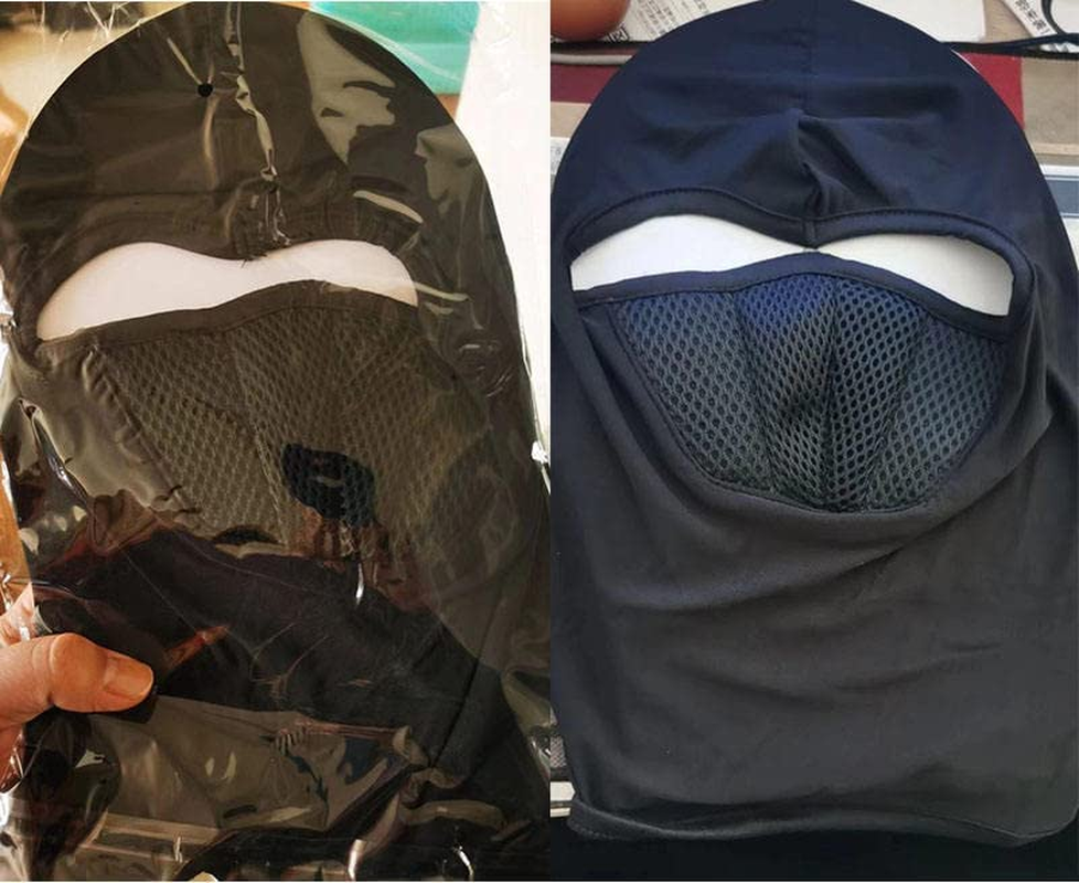 Nomel Ski Motorcycle Cycling Balaclava Full Face Mask Neck Scarf Windproof Outdoor AU (Black) A43 image number 1