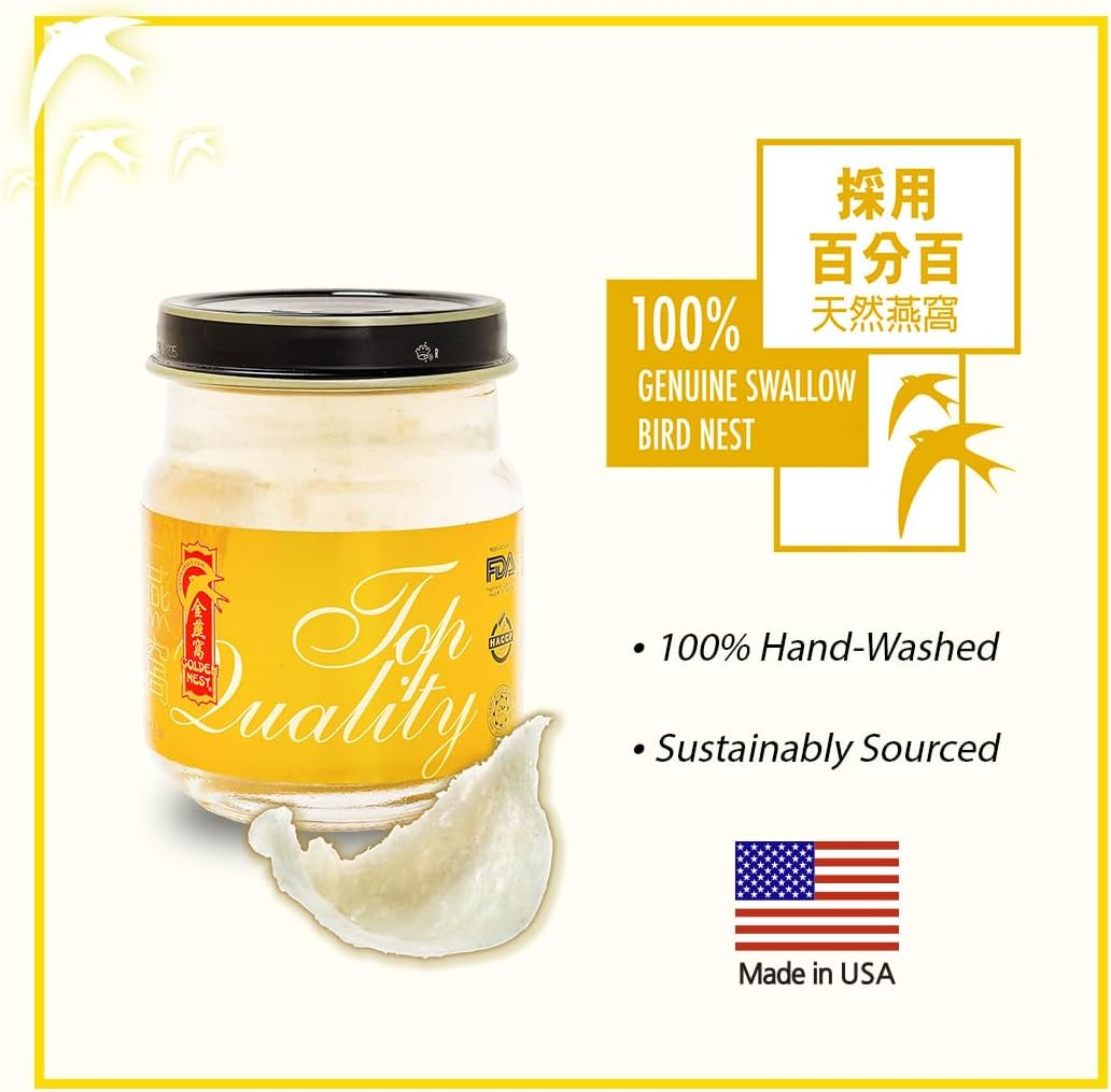 Golden Nest Gift Pack Premium Bird&rsquo;S Nest Soup - 6 Bottles X 75Ml (2.5 Oz.) (Original) image number 2