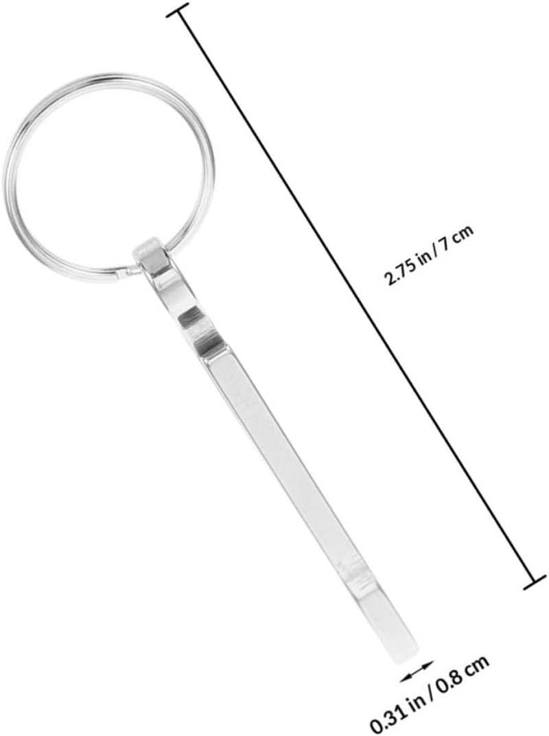 ROMISBABA 2Pcs Stainless Steel Money Clip Cash Holder Carabiner Keychain, Compact Lightweight Wallet Clip for Outdoor Camping, Hiking, Travel Accessories image number 2