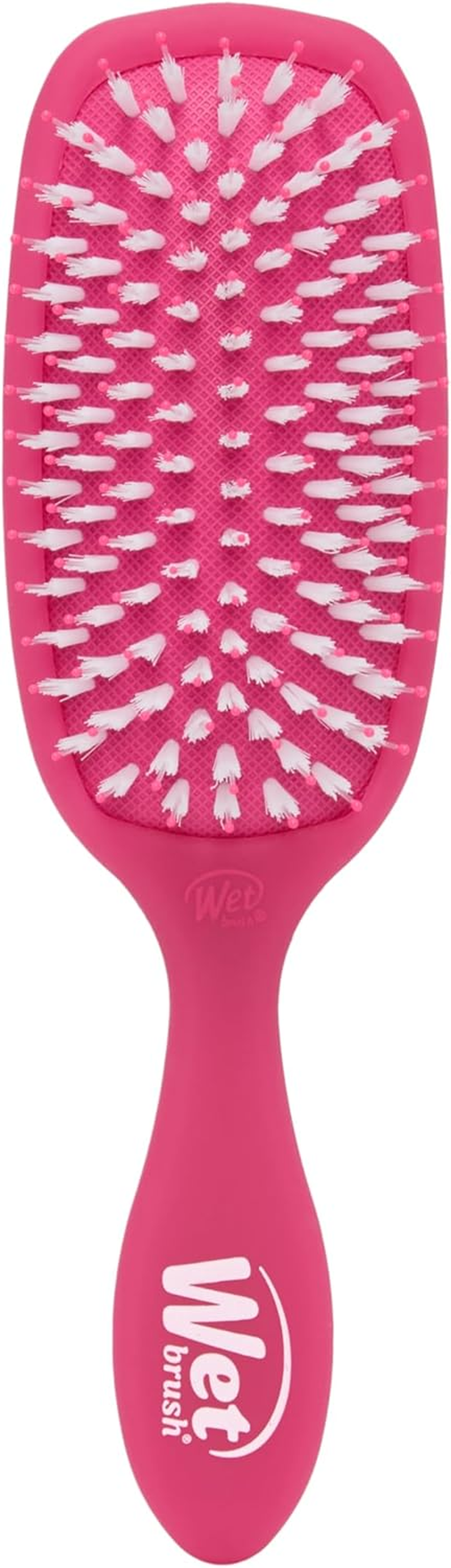 Wet Brush Smooth Styler Hair Brush, Pink Frost - Exclusive Ultra-Soft Intelliflex Bristles - Synthetic Boar Bristles Leave Hair Shiny and Smooth for All Hair Types - for Women, Men, Wet and Dry Hair image number 4
