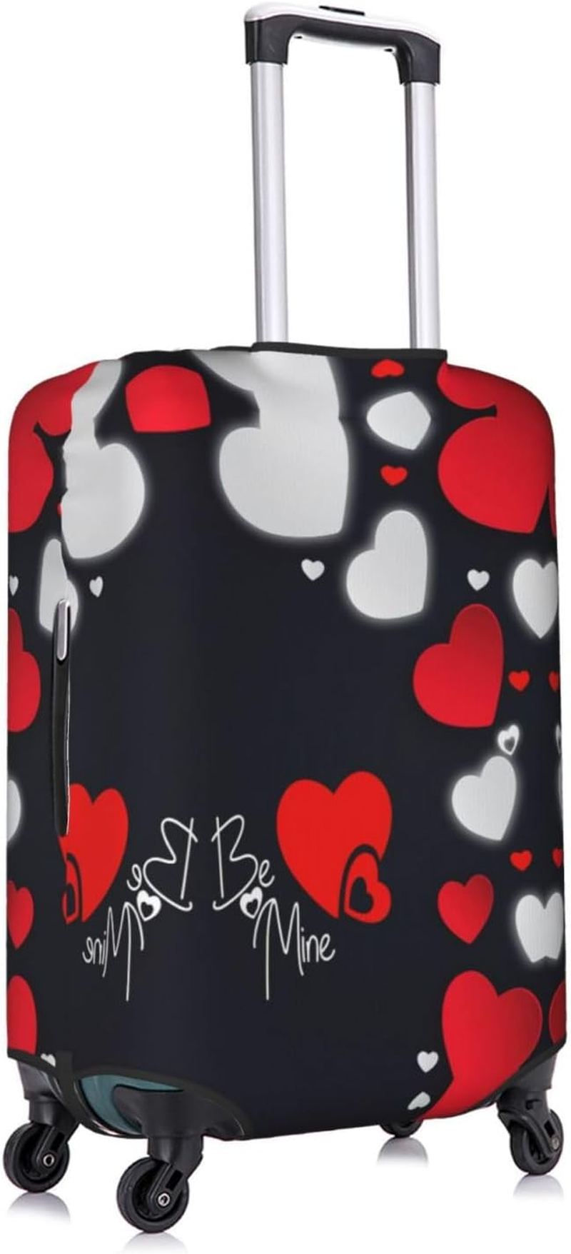 Djnni Happy Valentine'S Day Travel Box Protective Cover,Suitcase Cover,Travel Luggage Cover,Suitcase Protector Fits 18-32 In, Happy Valentine'S Day, Medium image number 3