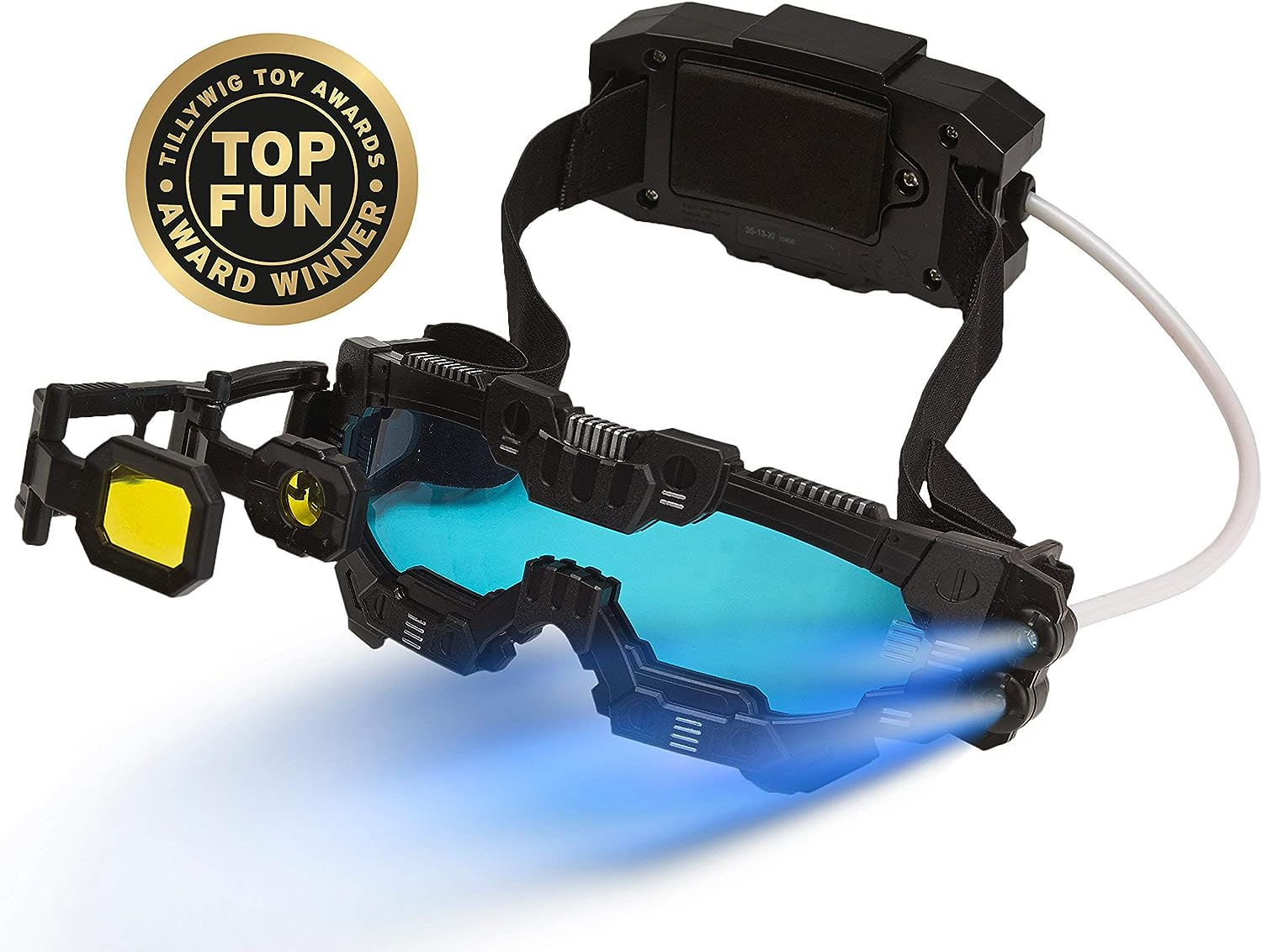 Spyx Night Mission Goggles &ndash; Spy Toy with Twin Light Beams, Flip-Out Scope & Comfortable Headset &ndash; Tactical Spy Gear for Kids Ages 6+ image number 1