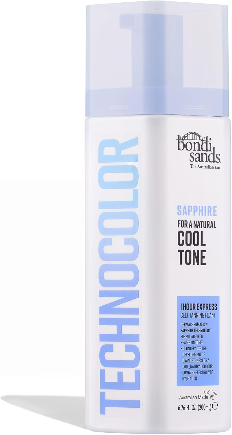 Bondi Sands Technocolor Sapphire 1 Hour Express Self Tanning Foam for a Natural Cool Tone 200 Ml image number 2