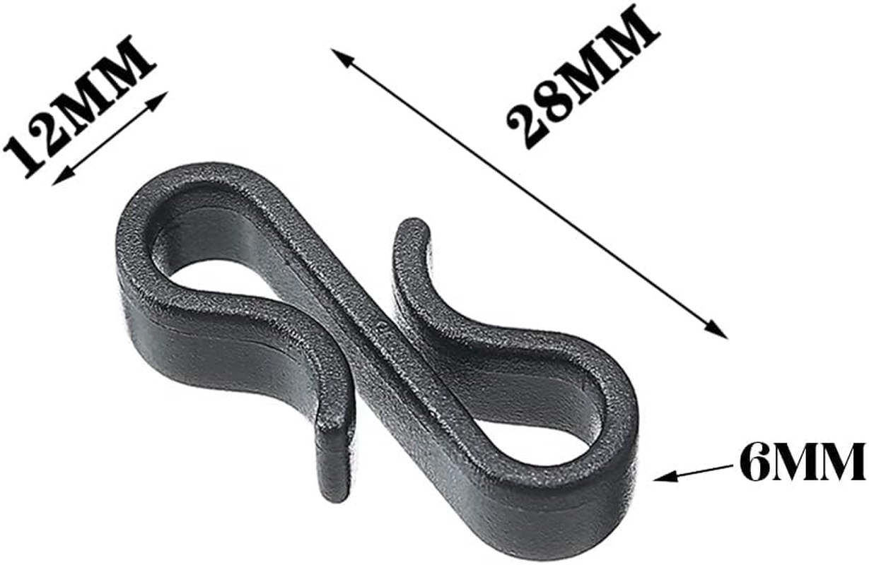 BIGTEDDY 500Pcs 50X Led Fairy Lights Gutter Hooks Heavy Duty Clips Party Christmas Hook AU image number 2