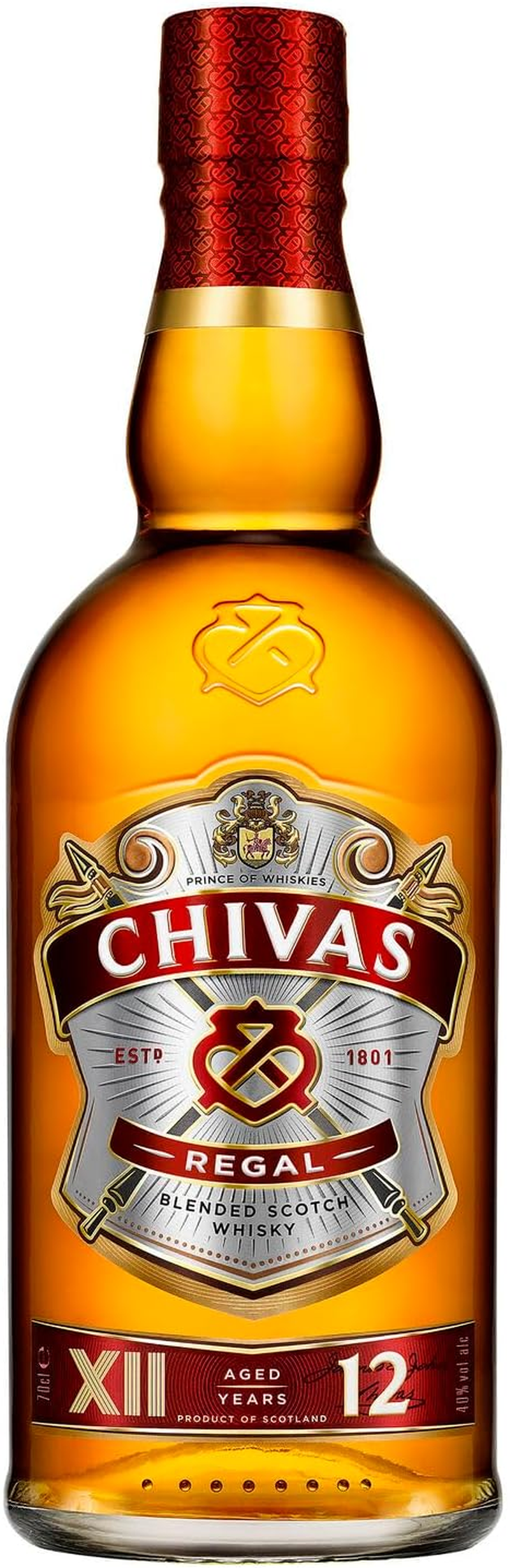 Chivas Regal 12 Year Old Blended Scotch Whisky 700Ml Bottle