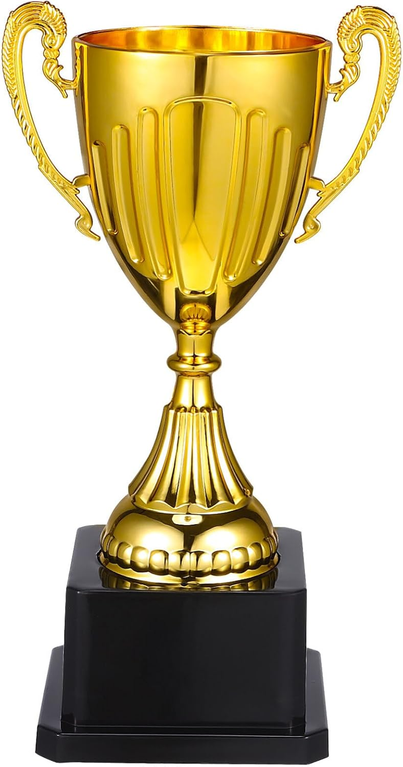 VICASKY Plastic Trophies Participation Competitions - Tournaments Birthday Competitions Spelling Mini Gold Award Trophy Cup, Plastic Trophies Golden Cup Participation for Party Favors image number 3