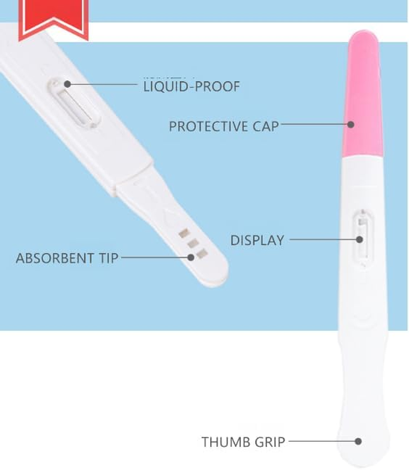 Pregnancy Tests Early Detection Home Test, over 99% Accurate Fast Results, Easy to Use, Detects Low HCG Levels, Box Early Pregnancy Home Detection HCG Pregnancy Tests Kit, 5 PCS image number 5