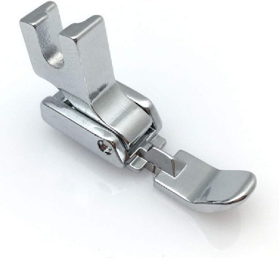 Stormshopping Zipper Sewing Machine Presser Foot with Low Shank Adaptor - Fits All Low Shank Sewing Machines - Metal image number 1