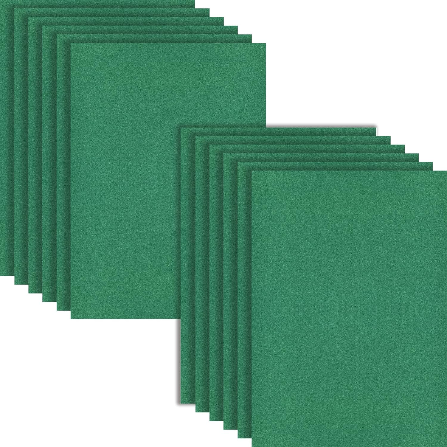 HXJDAM 2 Mm Stiff Felt for Crafts, 20 X 30 Cm Felt Fabric Craft Felt, Pack of 12 Felt Panels, Non-Woven Fabric Felt, Polyester Felt, Felt Sheets Felt Sheets for DIY Crafts and Sewing (Grey)