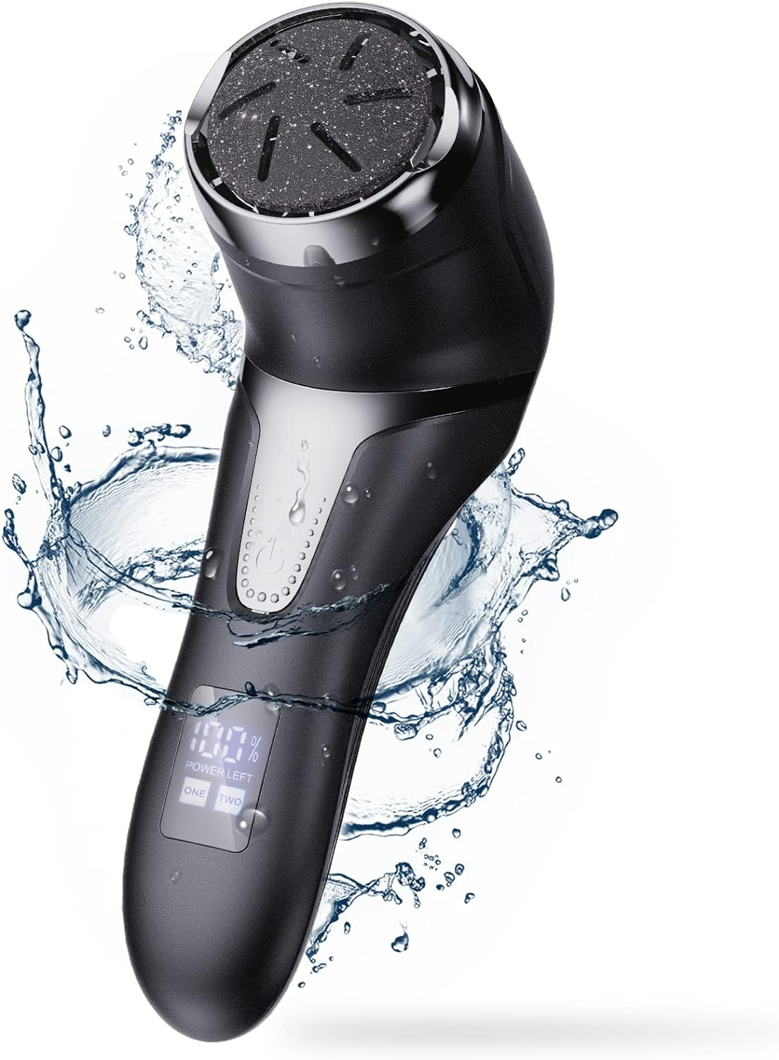 Electric Rechargeable Callus Remover Foot Electric IPX7 Waterproof LED Display Pedicure Set Foot Care Electric with Vacuum System, 2 Speeds & 3 Grinding Heads image number 5