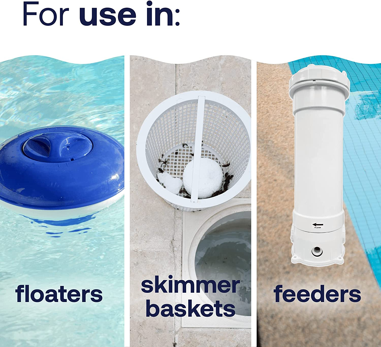 HTH Pool Care 1" Chlorine Tabs, Swimming Pool Chlorinating Sanitizer, Kills Algae and Bacteria, 1.5 Lbs.