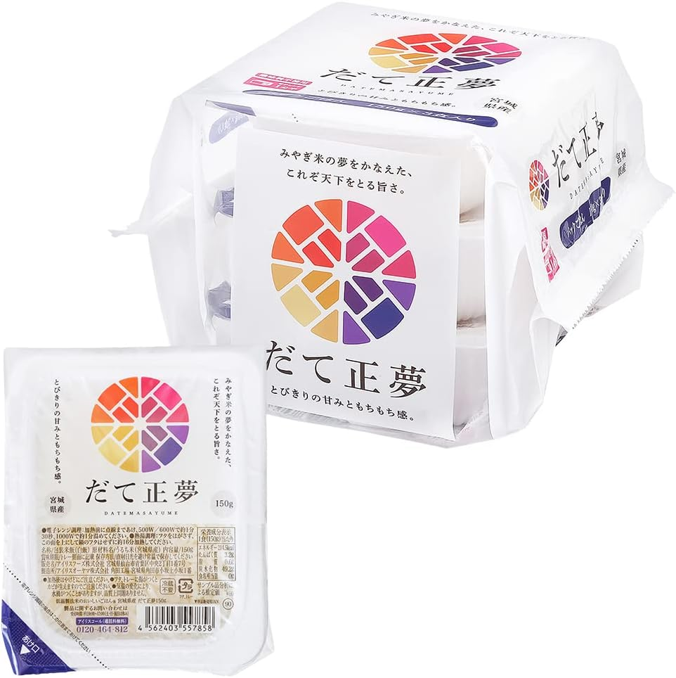 Datemasayume Instant Steamed Japanese Rice 450G (150G X 3P) image number 3