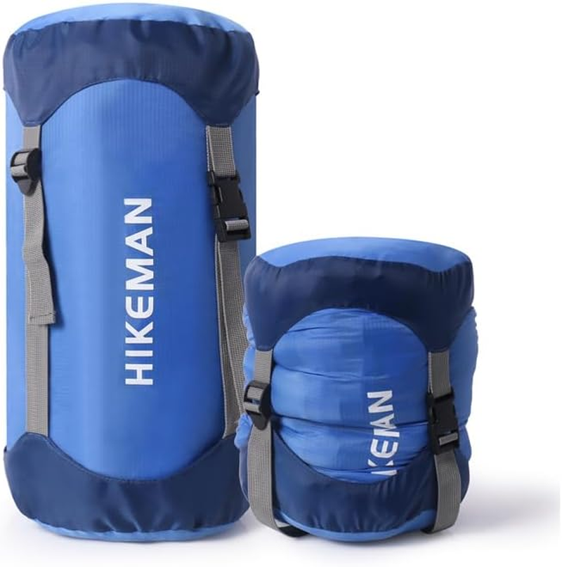 AIMALL Waterproof Compression Stuff Sack Outdoor Camping Storage Bag Sleeping Bag Cover, Adjustable Straps, 4 Sizes, Tear-Resistant