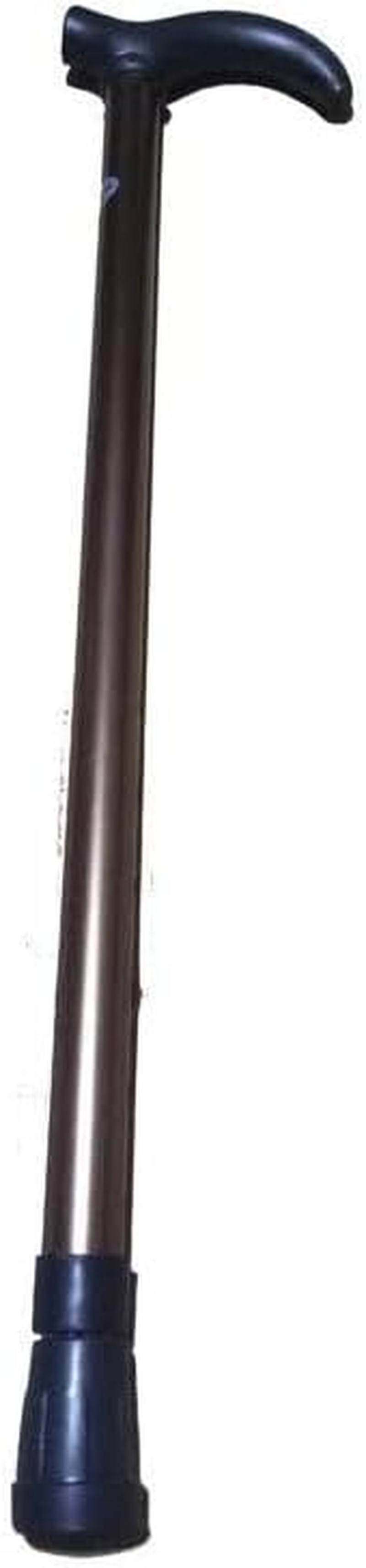 Aluminium Metal Walking Stick Travel Retractable Adjustable Compact Cane Pole, Non-Slip Grip, 21.26-35.04 In