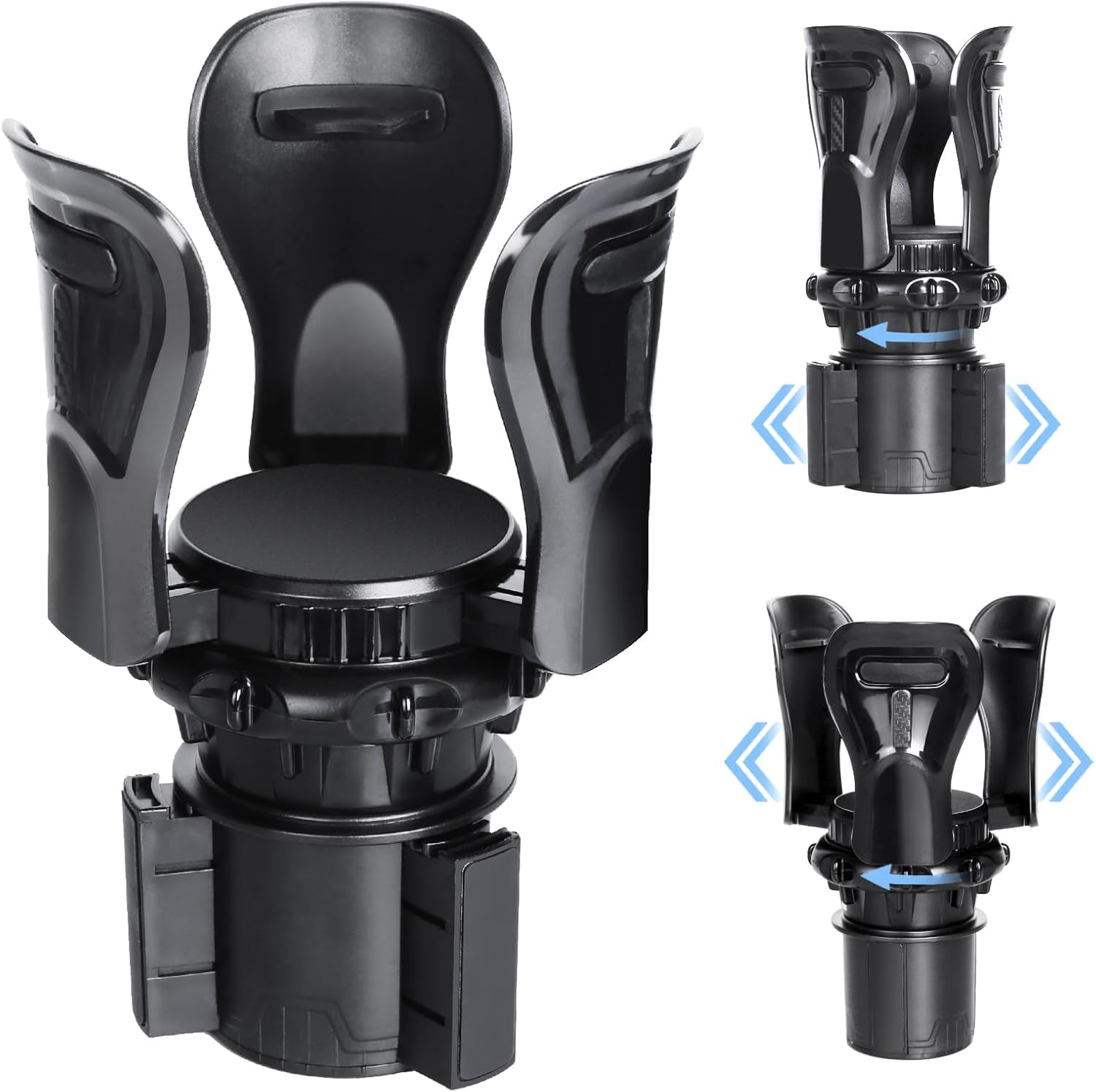 Car Cup Holder Expander, Cup Holder Expander Fits 12-64 Oz and Big Bottles Mugs in 3-6.2'', Expandable Cup Holder for Car, Truck, RV, SUV image number 2