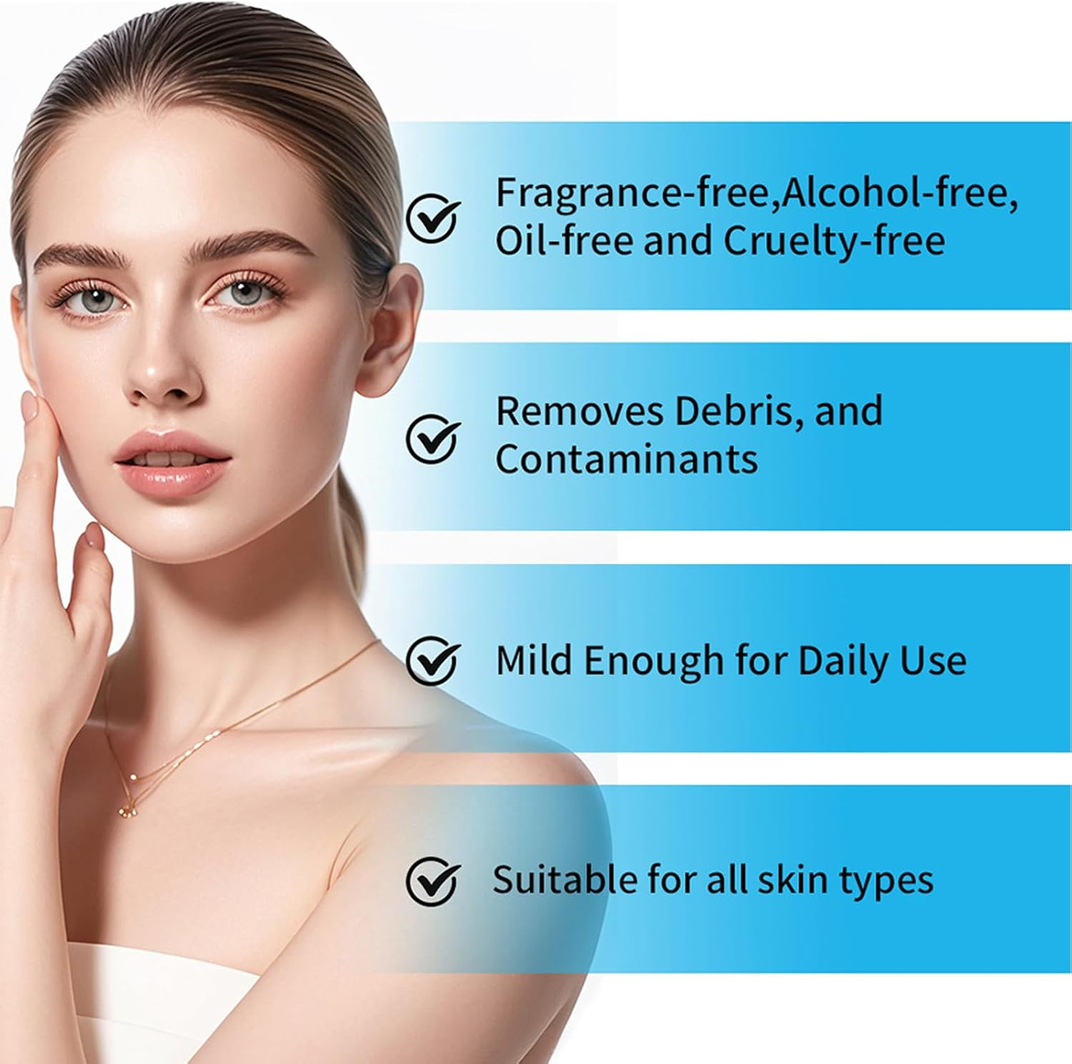 Hypochlorous Acid Spray Facial Toner, 65Ml Skin Renew Toner and Pure Hypochlorous Acid Spray Face, Moisturising for Sensitive Skin image number 3