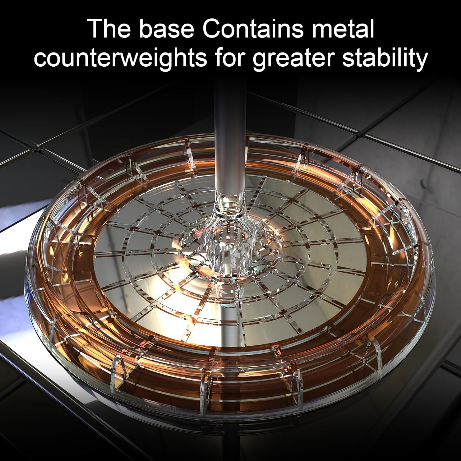 Headphone Stand, Curved Headset Stand with Storage Tray, Desk Earphone Stand, Gaming Headset Holder Accessories for Airpods Max, Beats, Bose, Sennheiser, Sony and Ect.(Black) image number 4