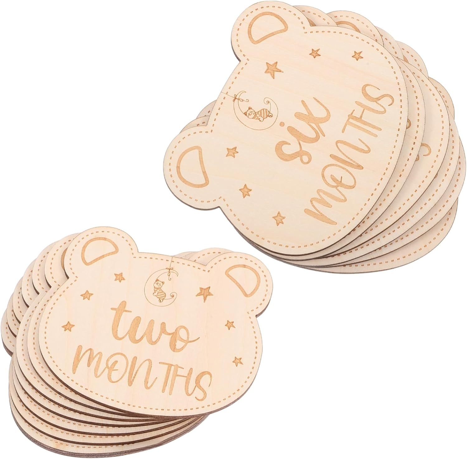 GARVALON 14Pcs Milestone Cards for Newborns Decorative Monthly Photo Props Unique Growth Journey Signs Shower Present Versatile for Home Party Use image number 6