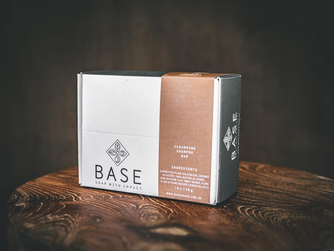 Base - Soap with Impact - Shampoo Bar Cleansing, 132G Pack of 10 image number 1