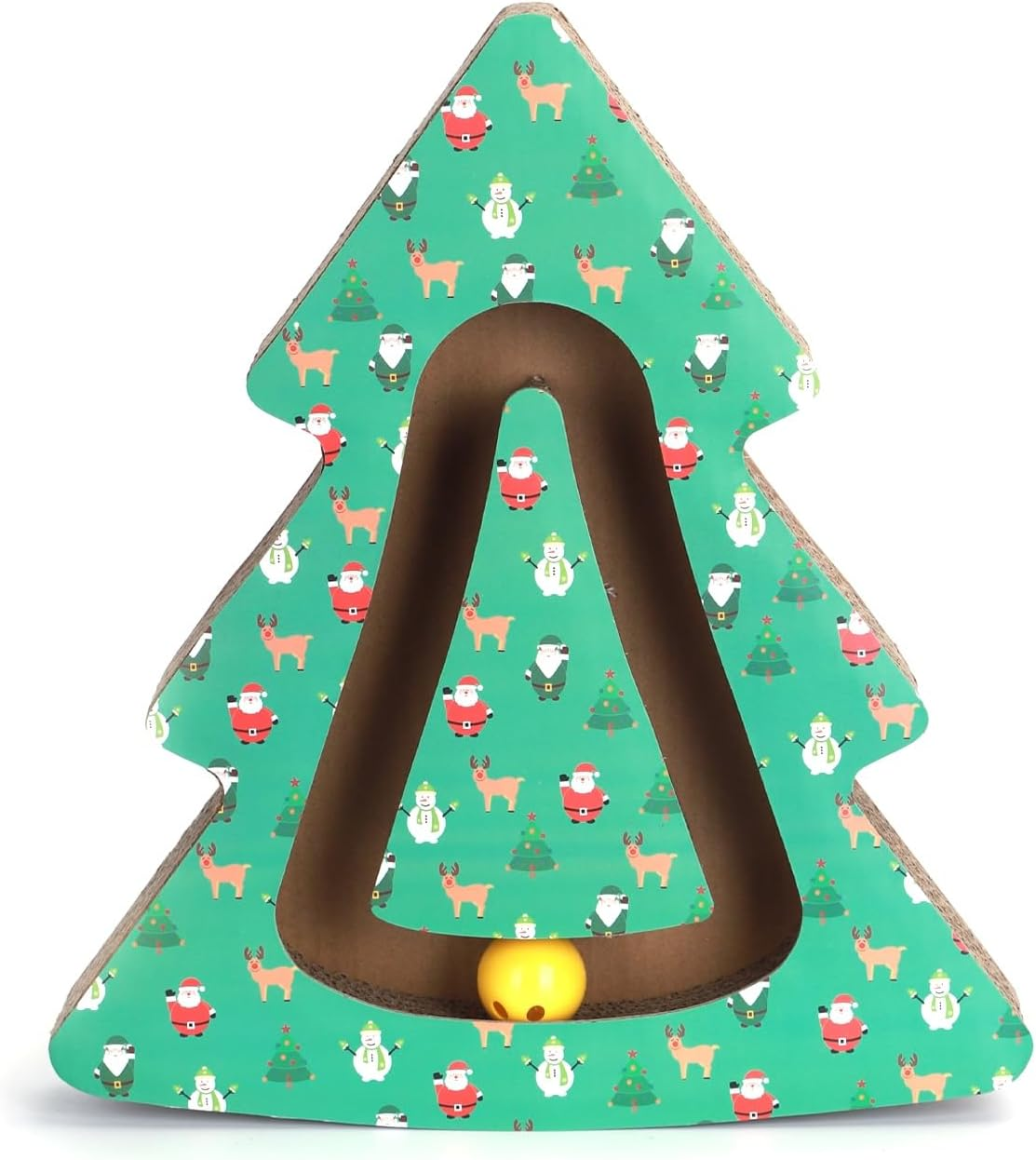 Cat Scratching Post 2 in 1: Includes Playability and Recovery, Ideal for Entertaining Cats image number 1