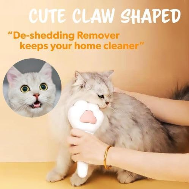 Esenlong Cat Fur Brush, Self Cleaning Slicker Brushes, Removes Loose Undercoat, Pet Deshedding Massage Tool for Cats and Dogs image number 3
