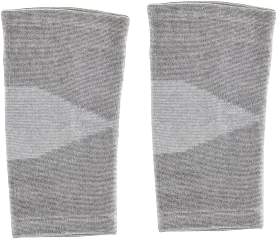 Oshhni Pack of 2Pieces, Bamboo Fiber Compression Knee Sleeves, Breathable Warm Knee Brace Sleeves, Support Stiff Muscles/Joints for Unisex Adult, L image number 5
