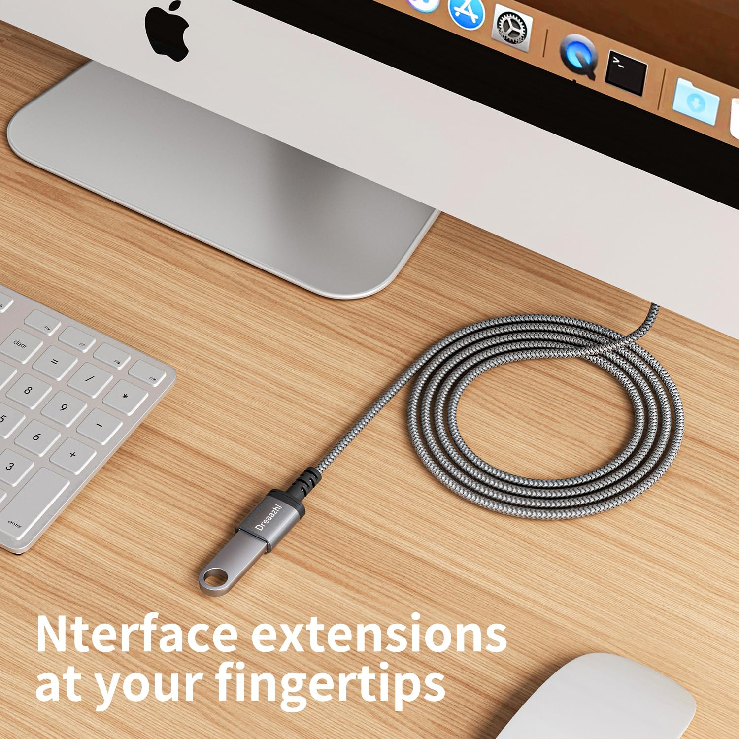 USB3.0 Extension Cable 3M, Type a Male to Female Extension Cable,5Gbps High Speed Data Transfer Braided Compatible with USB Keyboards, Mice, Xbox, Flash Drives, Hard Drives, Printers Etc image number 3