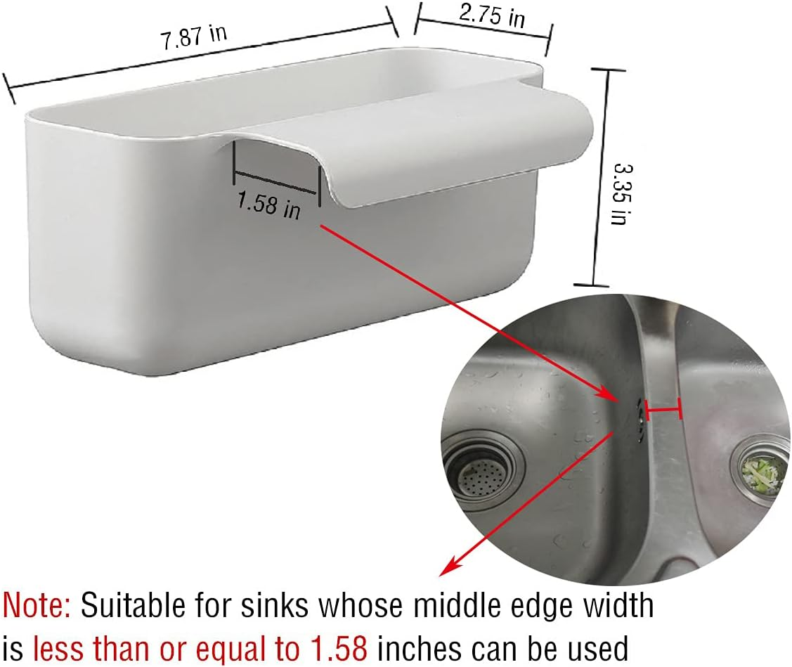 Sink Drain Strainer Basket Kitchen Sink Strainer Sink Food Catcher Kitchen Food Residue Waste Leftovers Strainer over Sink Triangle Swan Cactus Suction Cup Corner Sink Strainer image number 5
