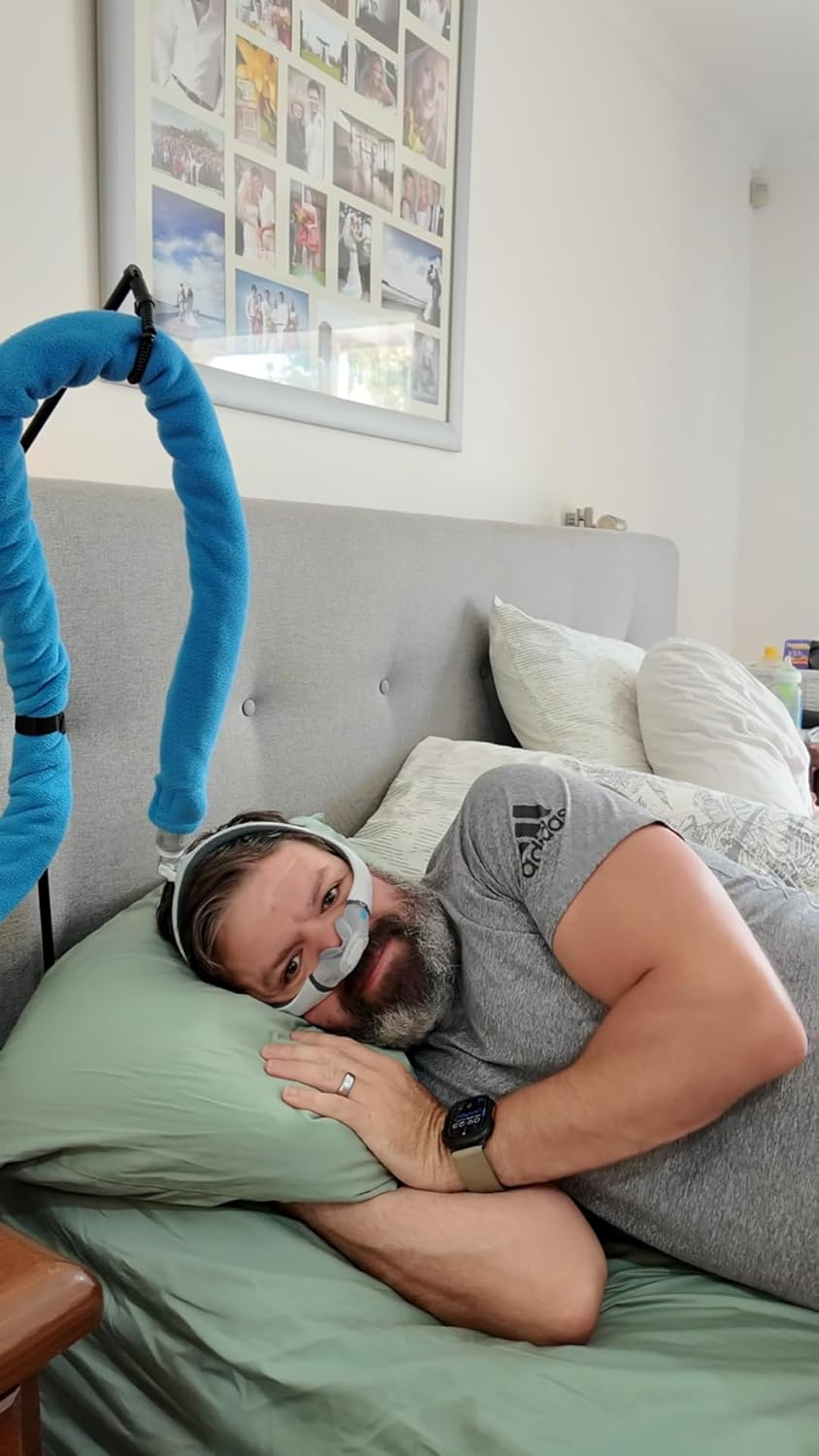 CPAP Hose Holder &ndash; Foldable, Adjustable Hose Hanger for Tangle-Free Sleep &ndash; Portable CPAP Accessory for Comfortable, Uninterrupted Nights image number 2