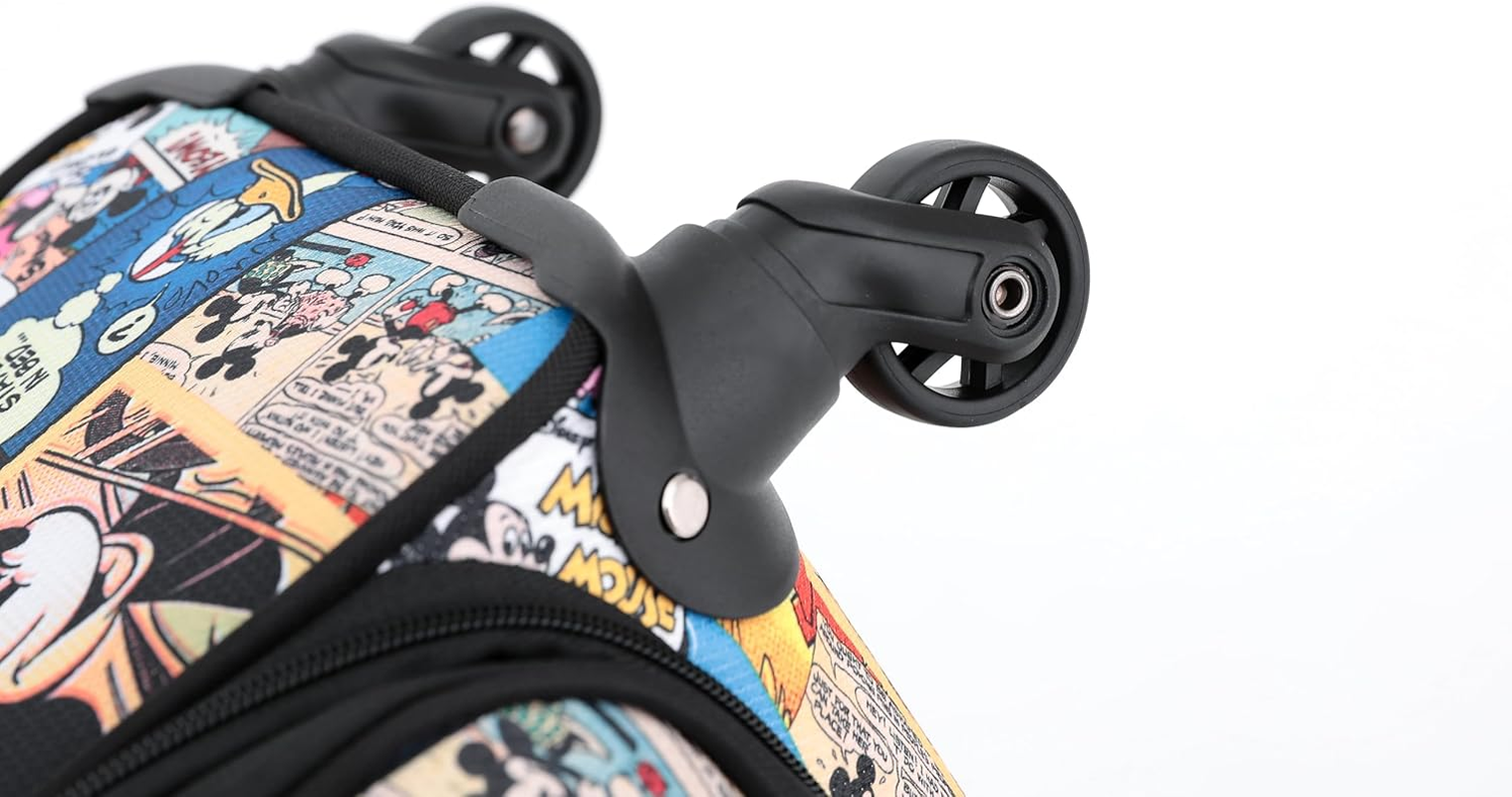 Disney Set of 3 Cases - Mickey Comic Softside Luggage Set, Multicolor image number 3