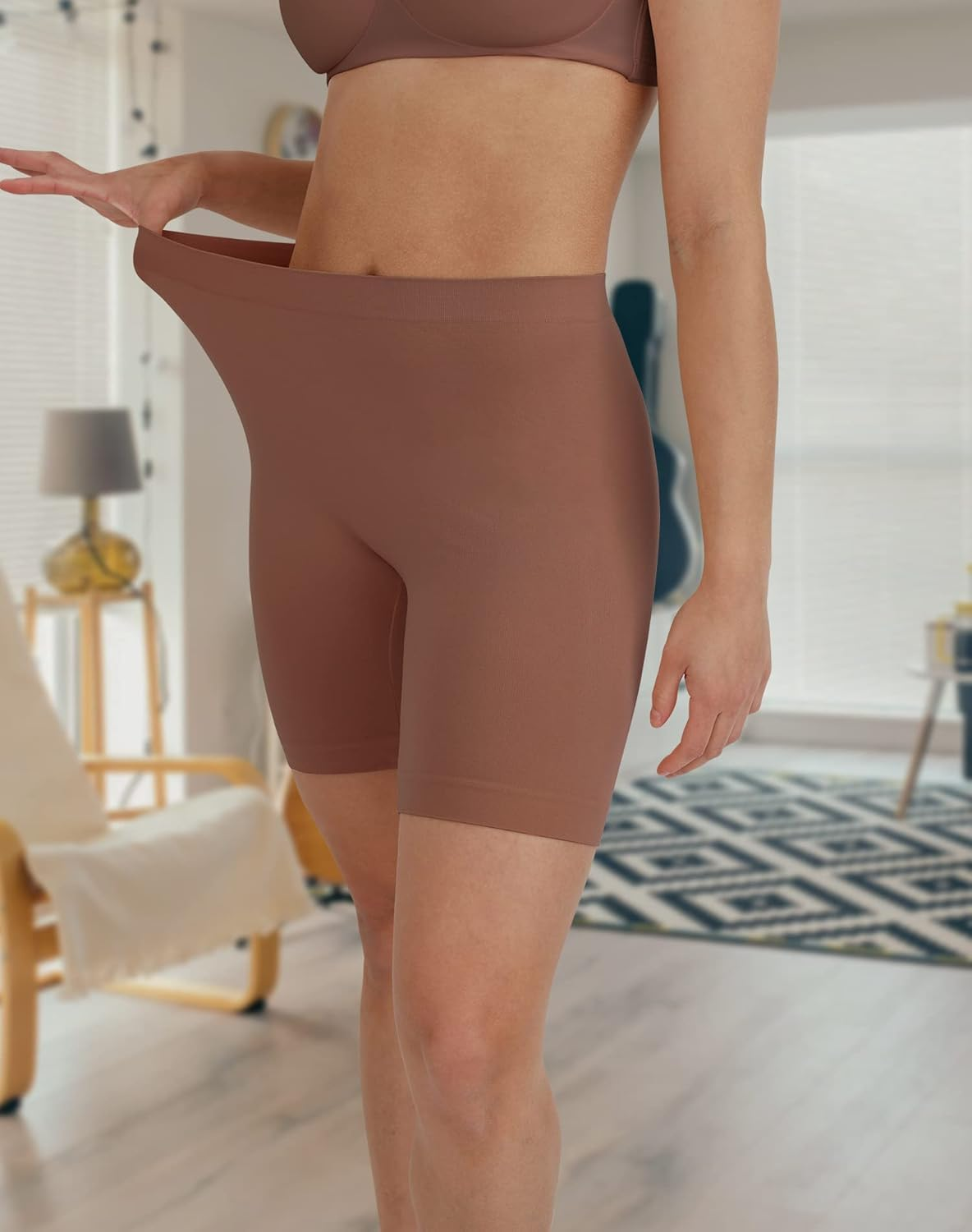 INNERSY Women'S Slip Shorts for under Dresses High Waisted Summer Boy Shorts 3-Pack