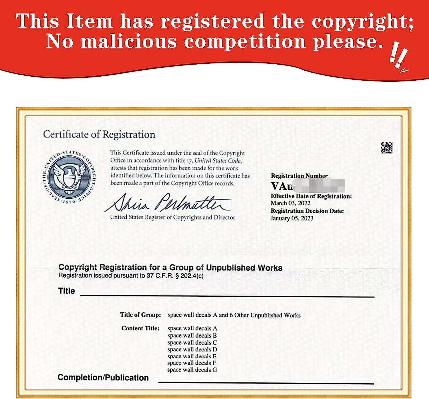 Glow in the Dark Moon and Space Planet Wall Stickers for Ceiling and Wall Decals - Perfect for Kids Nursery Bedroom Living Room (Sky Blue) image number 5