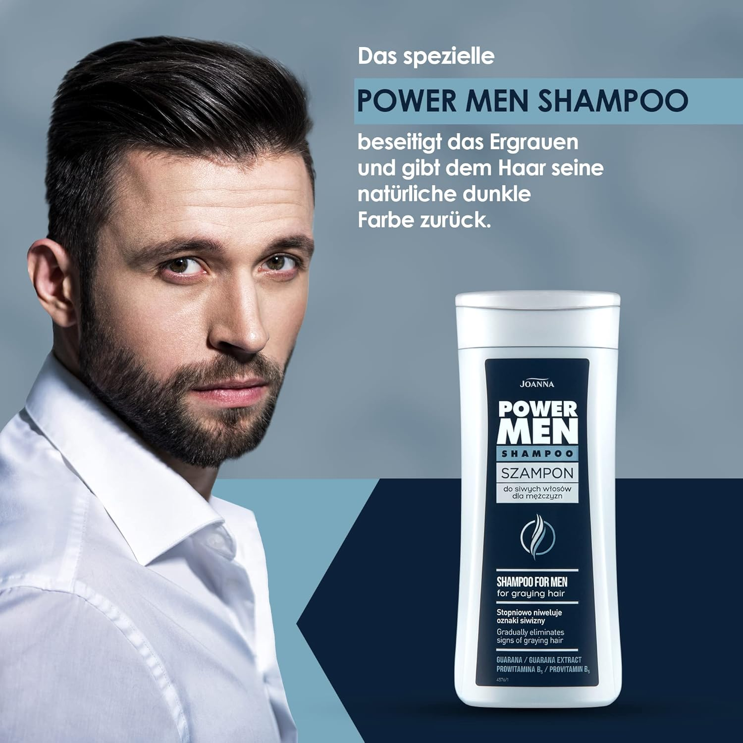 Joanna Joanna Power Hair Men Shampoo Grey Hair,