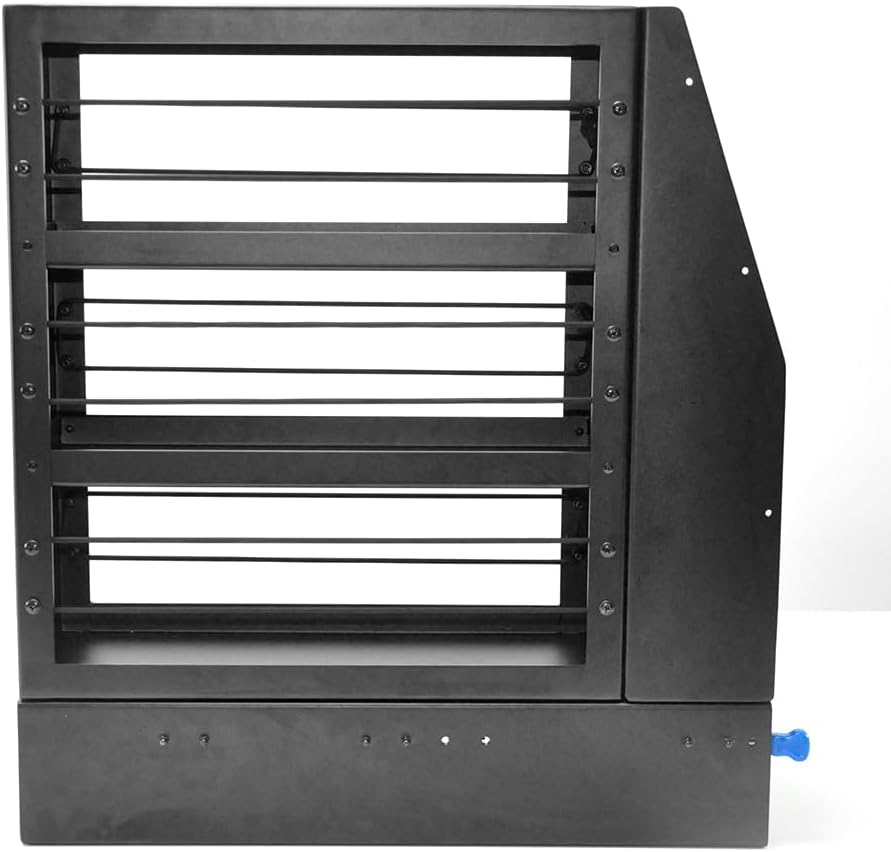 Alpen Outdoor UTE Toolbox Trailer Metal Tool Box 200Mm Aluminium Canopy Pantry Slide Out Storage Drawer Box, Pull Out Vehicle Organiser Pantry L60*W20*H66 Cm image number 6