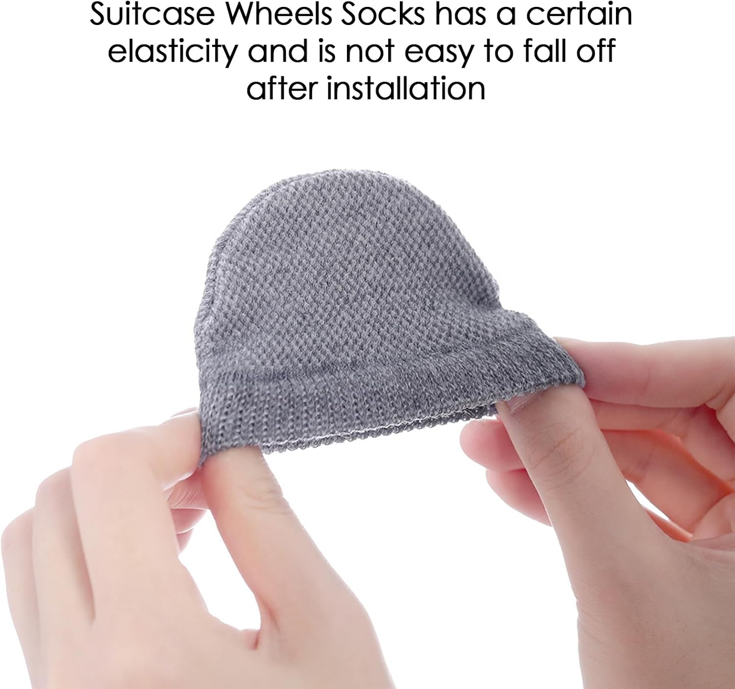 Luggage Wheel Covers | 4X Luggage Suitcase Wheels Cover Socks | Protective Carry on Accessories for Outdoor Travel Business Trip Vacation Indoor image number 1