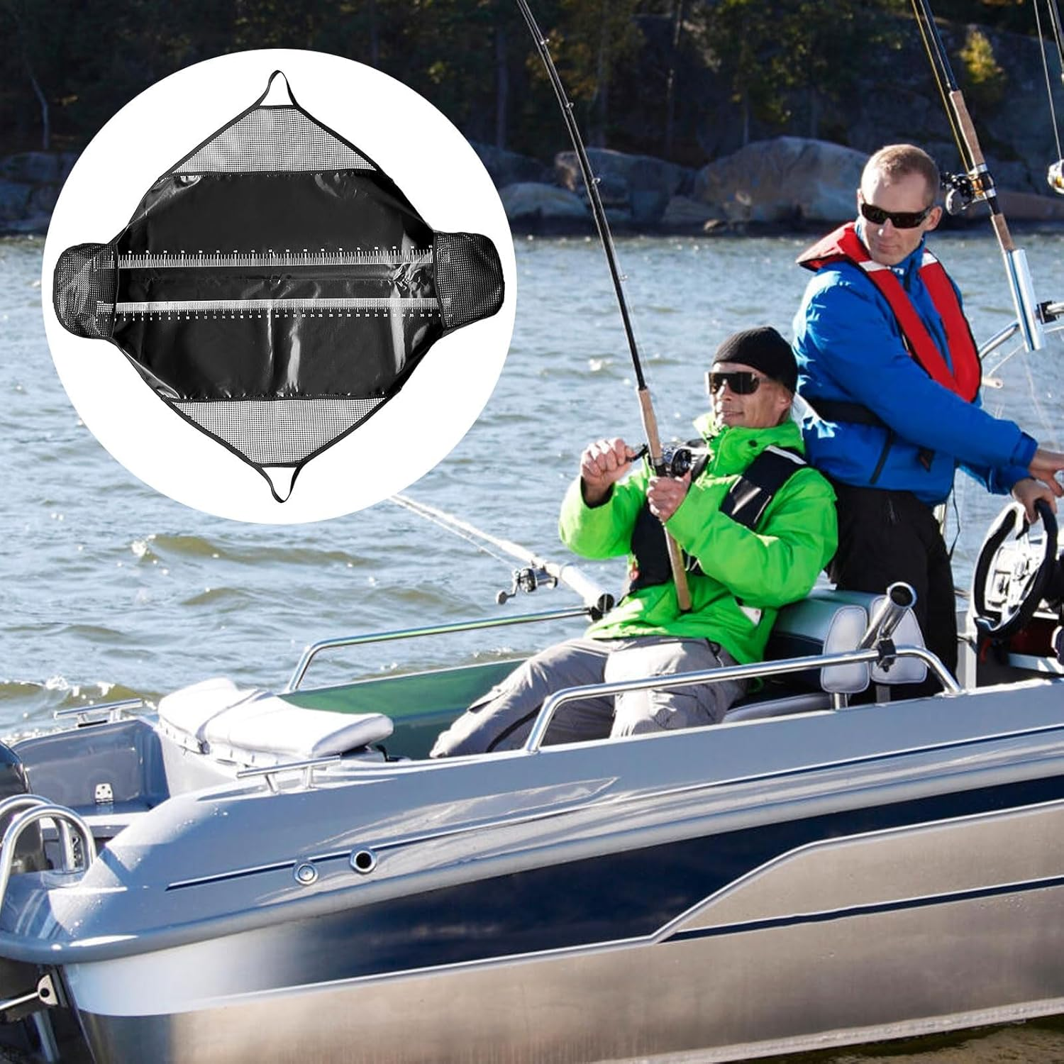 Cozioz Foldable Waterproof Fish Measuring Bag &ndash; 124.5X55 Cm Heavy Duty, Leakproof and Portable, a Must-Have for Fishing Enthusiasts