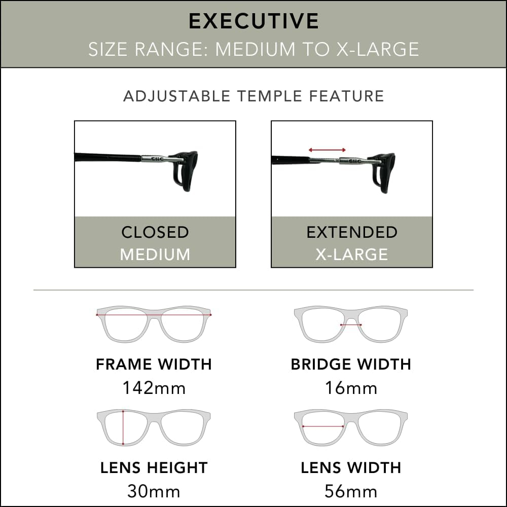Clic Magnetic Reading Glasses, Computer Readers, Replaceable Lens, Adjustable Temples, Executive image number 6
