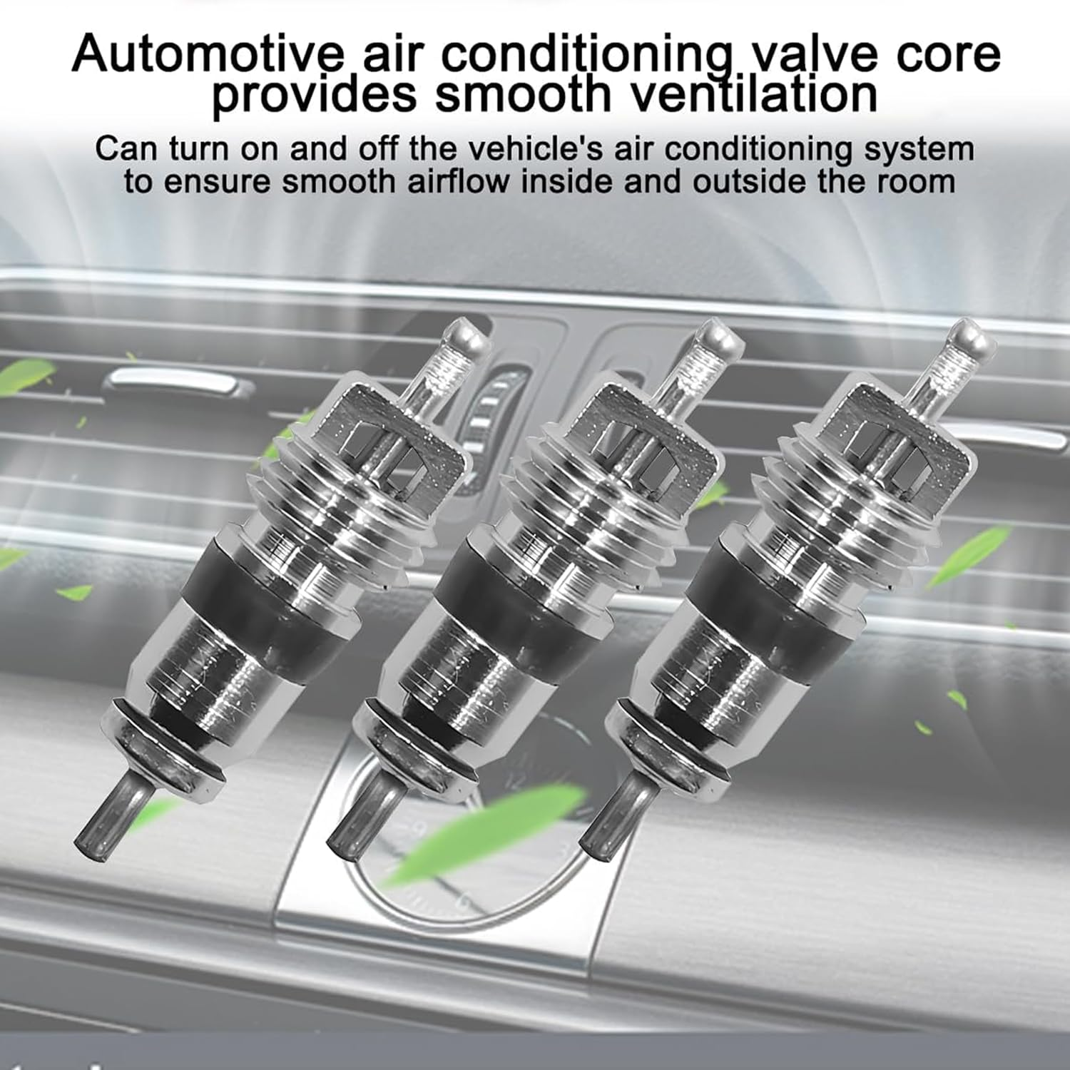 AC Valve Core Kit,Car Accessories HVAC Valve Core Removal Tool,Hvac System Charging Port Seal Caps Kit,12 R134A Automotive Air Conditioning Refrigeration Tire Valve Stem,Universal for Vehicles image number 6