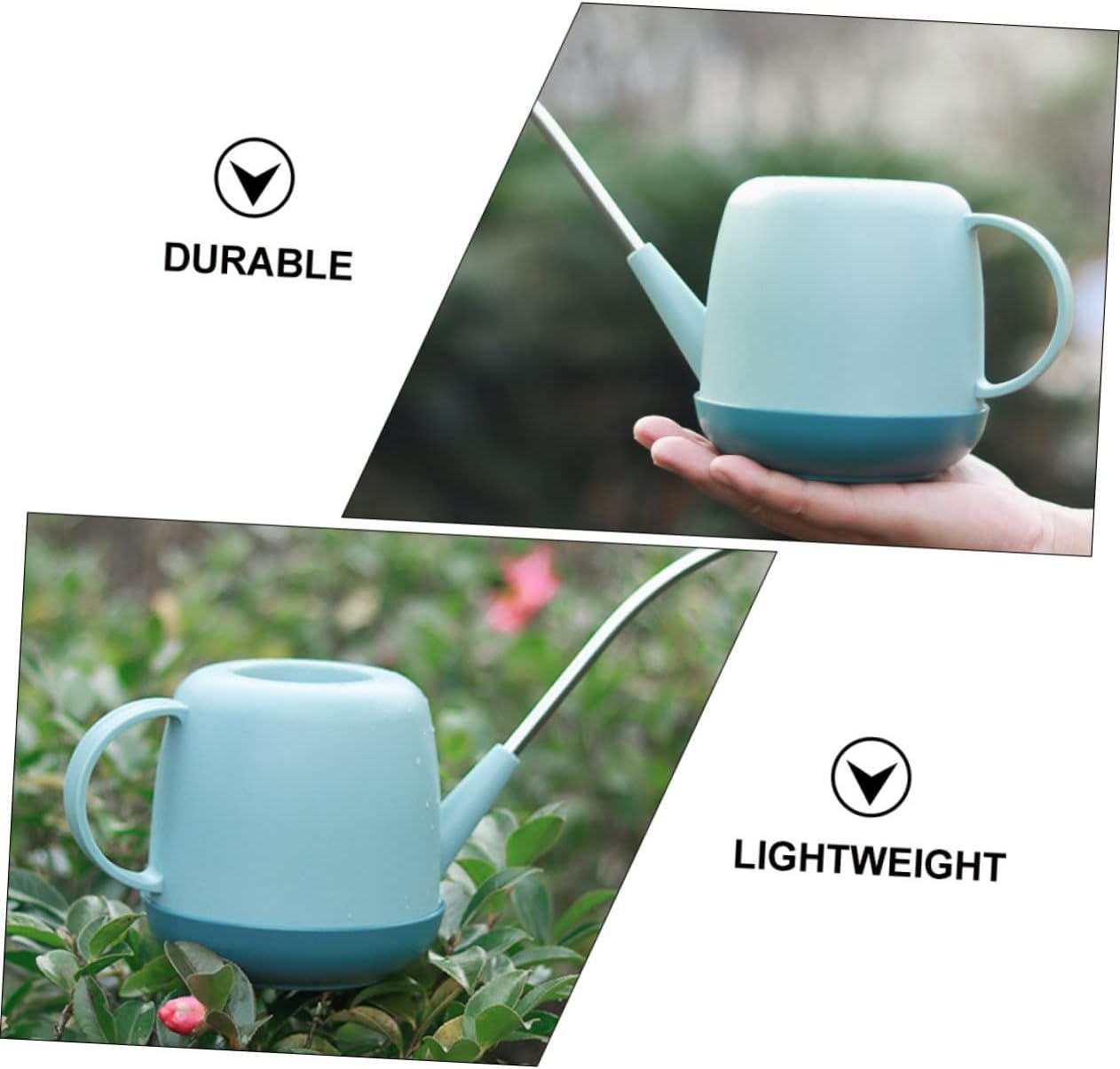 Stainless Steel Long Spout Watering Can Household Watering Kettle for Easy Refilling