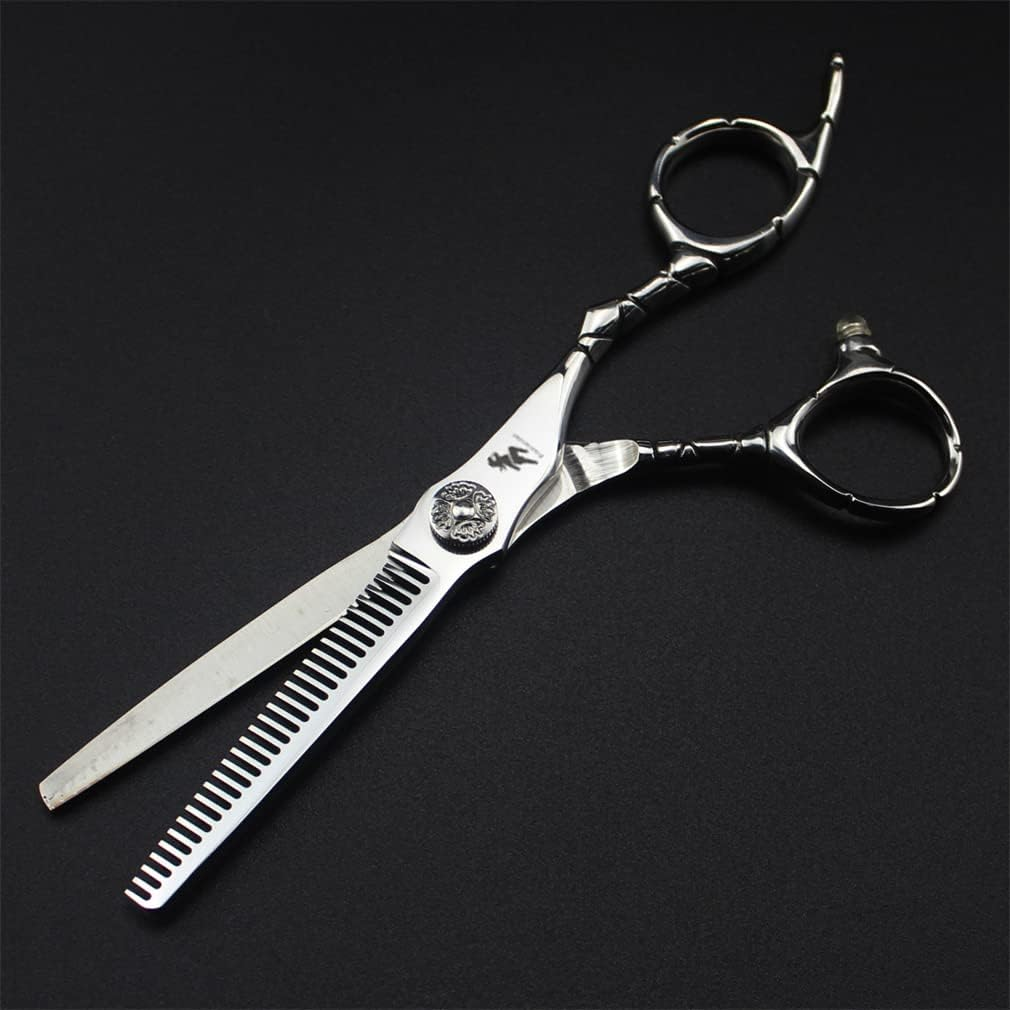 6.0 Inch High-End Professional Hairdressing Set Hairdressing Scissors Haircutting Scissors Flat Scissors Bangs Scissors Dental Scissors image number 6