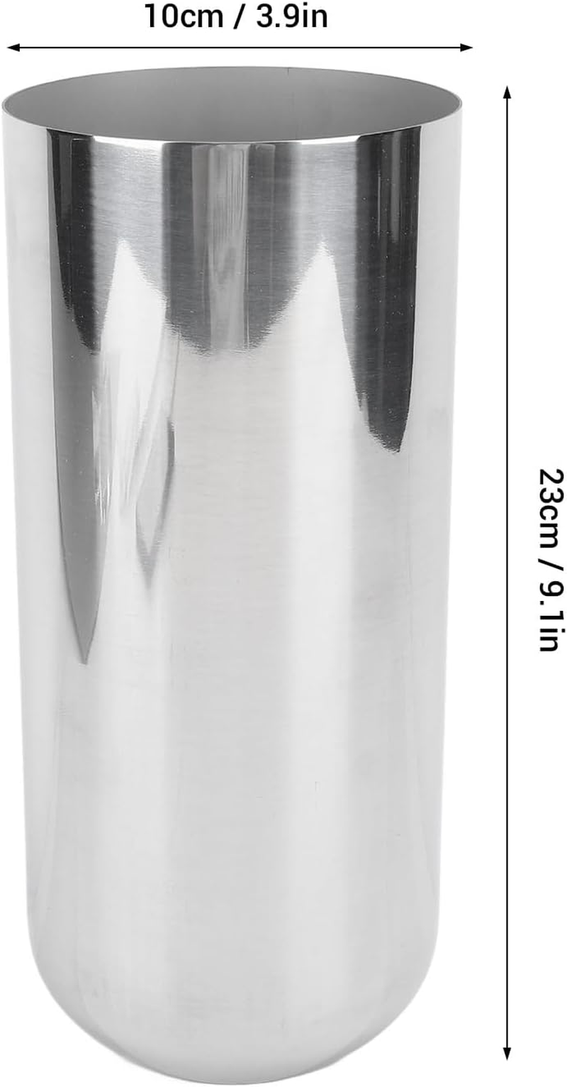 Metal Flower Vase, Stainless Steel Tabletop Silver Vase Holder for Wedding Birthday Anniversary Ceremony Event, Ideal for Countertop Home Decor image number 4